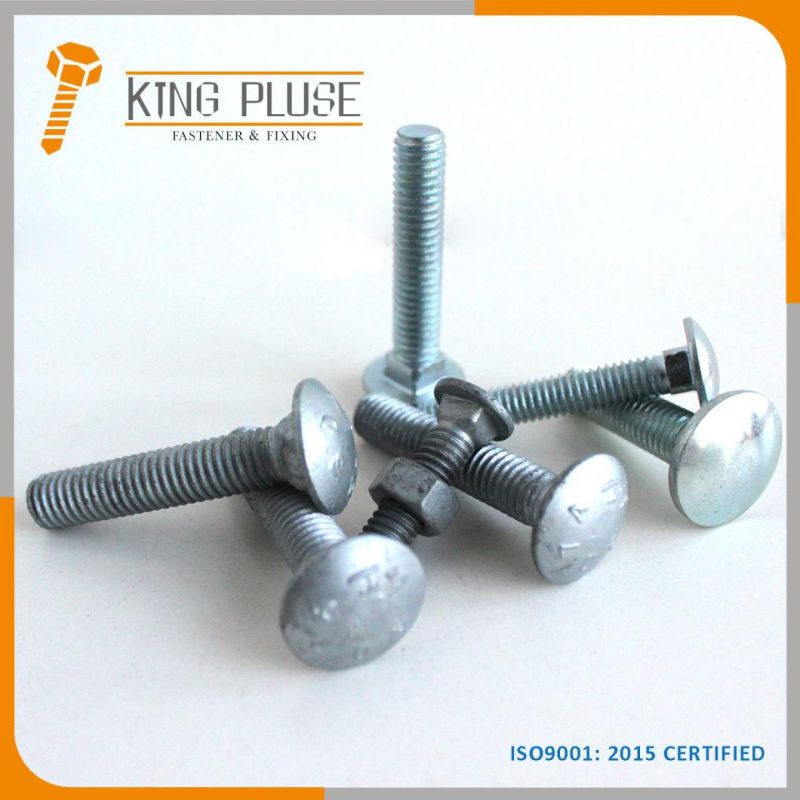 A307 Carriage Bolt/ Round Head Square Neck Bolt/Mushroom Head Bolt/ Coach Bolt HDG