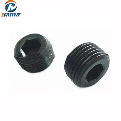 Grade 8.8 Black Hex Socket Set Screw with Flat Point