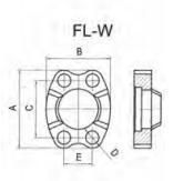 Carbon Steel Hydraulic Flang Clamps L-Series Whole Flange Clamps Made in China