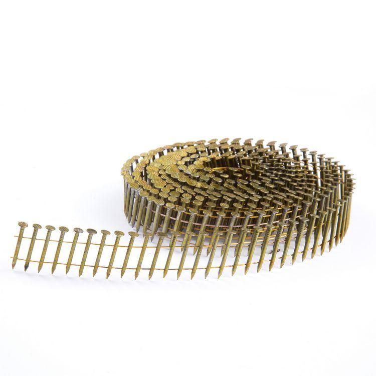 Professional Manufacturer Smooth Red Coated Coil Nail for Pallet