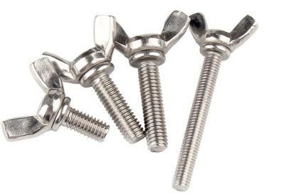 M8-M10 304 Stainless Steel Butterfly Screw Butterfly Sheep Horn Screw Butterfly Hand Screw