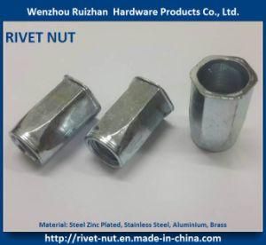 Reduced Head Full Hexagonal Rivet Nut M3