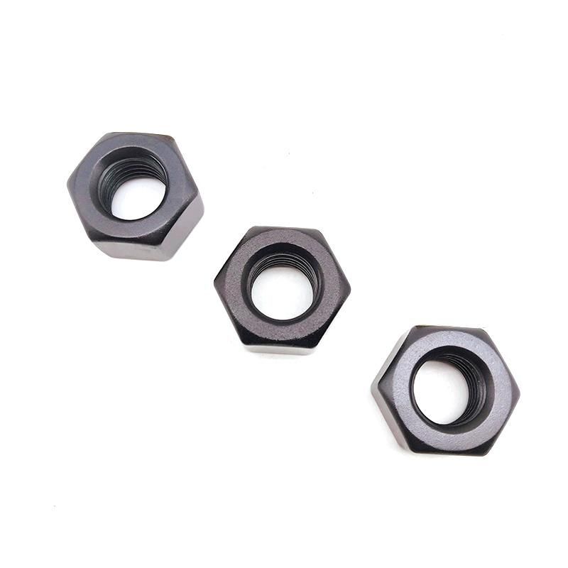 GB55 Zinc Plated Hexagon Head Nurs Heavy Black Nuts