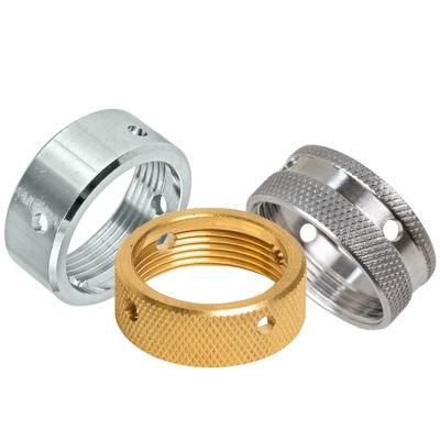 Chrome Plated Brass Knurled Shank Draft Beer Faucet Coupling Nut