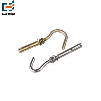 Galvanized Steel J Hook Type Expansion Anchor Bolts Expansion Bolt with Hook