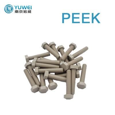 Wholesale Factory Price Custom Design High Precision Injection Molding Peek Plastic Screws Screw