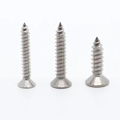 in Stock Stainless Steel SS316 SS304 Plat Head Cross Socket Self Tapping Screw