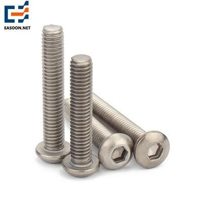 Tc4 Titanium Alloy Bolt Pan Head Hex Socket Bolt Ti Gr5 Bolt for Bike