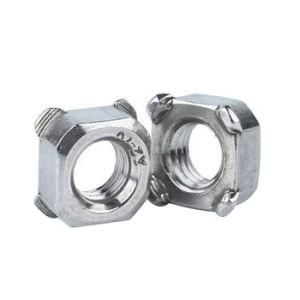 Plain Zinc Plate Yellow Zinc Plate or Black DIN928 Square Weld Nut