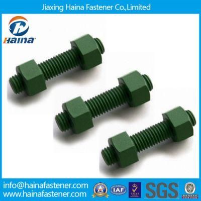 A193 B7/A320 L7 PTFE Threaded Rods with 2h Hex Nut
