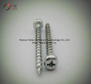 Carbon Steel Cross Recessed Pan Head Screws Zinc Plated Phillips Screw