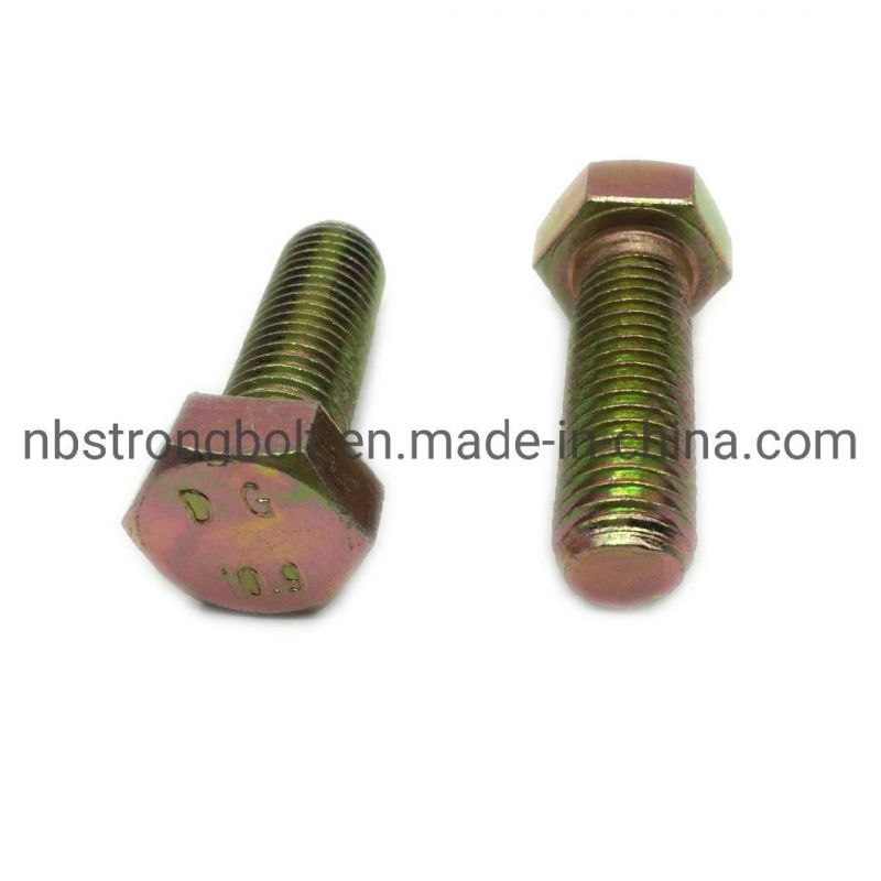 DIN931 Gr. 10.9 Hex Bolt with Yzp