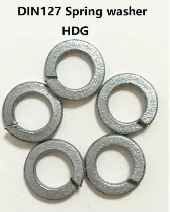 DIN127 Lock Spring Washer Yellow Blue Zinc Plated Black SS304 SS316