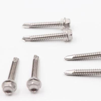 Stainless Steel Screws Self Drilling DIN7504 Self Drilling Screws Hex Head Self Drilling Screw