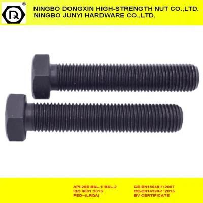 Full Thread Black Fastener 12.9 Hex DIN933 Head Bolt