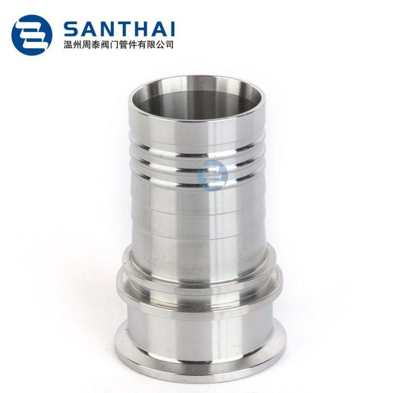 L14am7 Series Stainless Steel Sanitary 3A Fittings Long Weld Clamp Ferrules