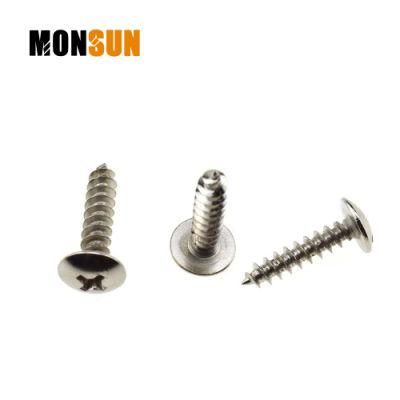 Mushroom Head Phillips Drive Stainless Steel Self Tapping Screws