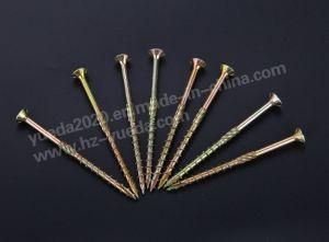 Straw Rope Nail Flat Head Chipboard U Double Thread Wood Construction Screws T17