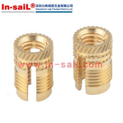 M8 Unheaded Fin-Sert Insert for Plastic