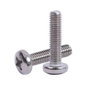 Wholesale 304 Stainless Steel Cross Pan Head Machine Screws Round Head Screws Pan Head Screws