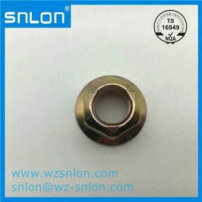 Lock Nut Carbon Steel Hex Flange Nut Zinc Plated