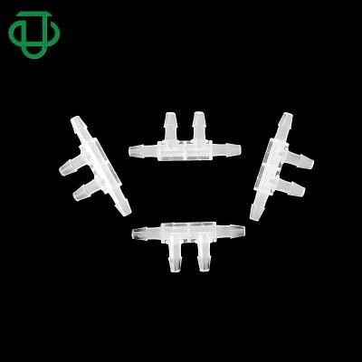 Plastic Air Hose Water 4 Ways Tt-Shaped Barbed Connectors 1/16&quot; 3/32&quot; 1/8&quot; Hose Barb Fitting