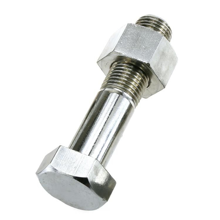 Half Thread Hexagon Screw China Factory Directly A2 70 Stainless Steel Hex Bolt with Nut