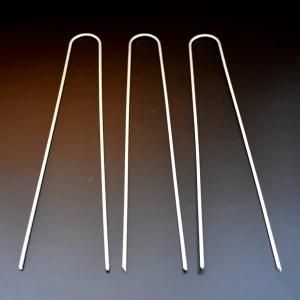 6&prime;&prime;*1&prime;&prime;*6&prime;&prime; Garden Galvanized Garden Staples Anchor Pins Fence Staples
