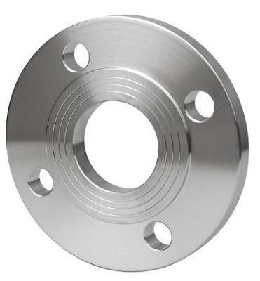 China Standard Silver F304 Stainless Steel Plate Flange