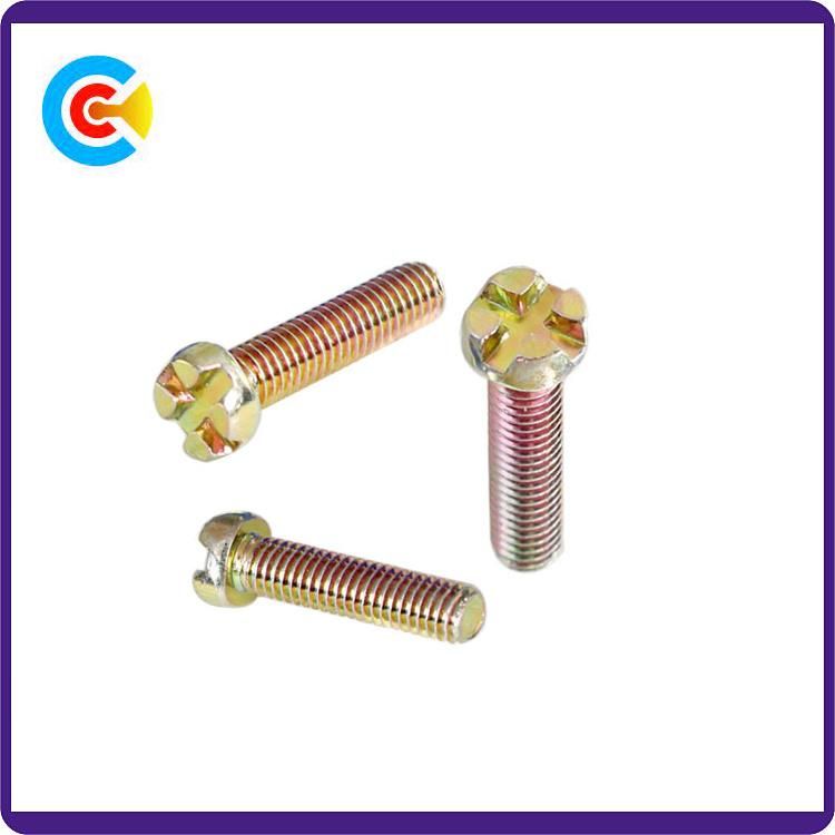 GB/DIN/JIS/ANSI Carbon-Steel/Stainless-Steel 4.8/8.8/10.9 Galvanizeddouble V Head Screw for Building