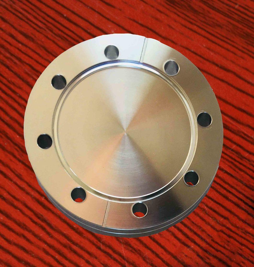 Sgj Hardware Components SUS 304/ 316 Con Flat Flange/ Metal Parts/ Vacuum Tight Seal/ Vacuum Tube Flange for Vacuum Equipments