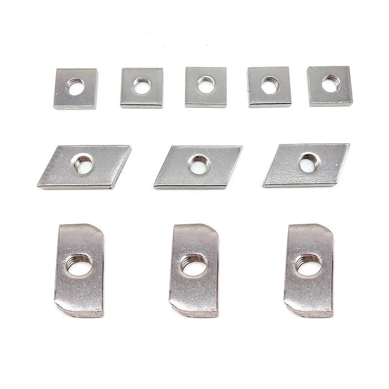 Stainless Steel DIN562 M1.6 M2 M2.5 M3 M3.5 Square Thin Nut