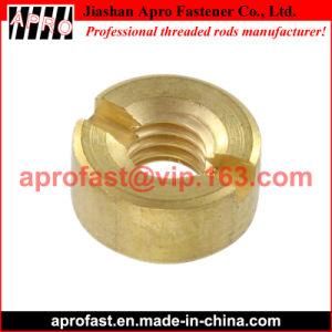 DIN 546 Brass Slotted Round Nut