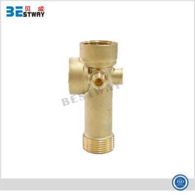 Brass Pipe Fitting Water Way Outlet for Heater