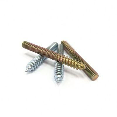 China Wholesale Furniture Fastener Wood Hardware Metal Steel Hanger Bolt Dowel Screw for Toilet
