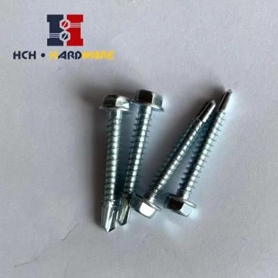 Intended Hex Washer Head Self Drilling Screw Galvanized