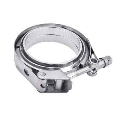 Quick Release V-Band Clamps 2PCS Male&Female Flange Kit