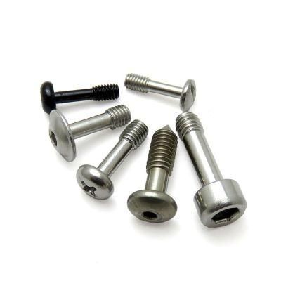 Stainless Steel Flat Head Knurled Shoulder Screw