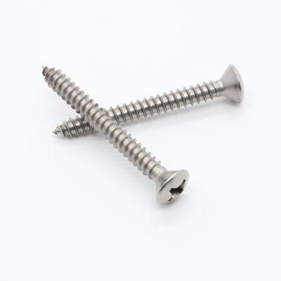 DIN7981 Stainless Steel A2 A4 Good Quality Cross Recessed Pan Head Self Tapping Screw