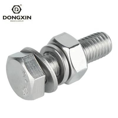 Factory Price Stainless Steel Hex Head Bolt and Nut, Heavy Hex Bolt