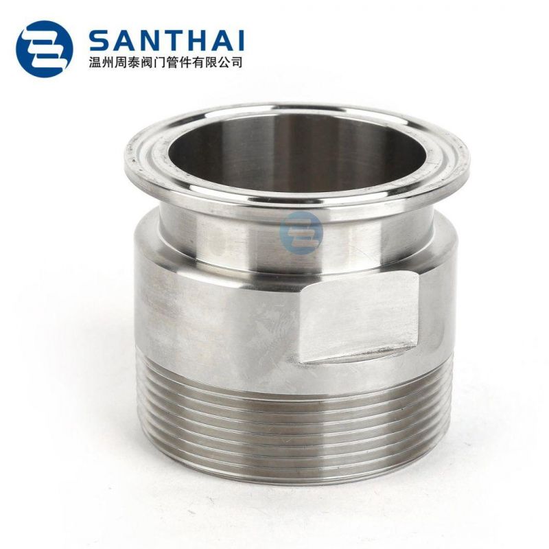 SS304 SS316L Sanitary Stainless Steel Nut Male Female Coupling Non-Standard Nut Customized Screw NPT Bsp SMS DIN