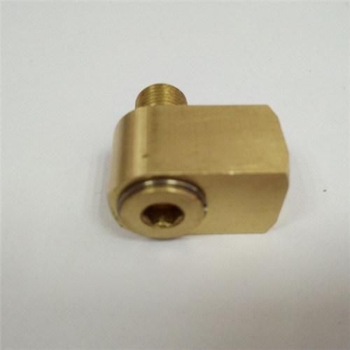 CNC Turning Parts Brass Male Pipe Nipple
