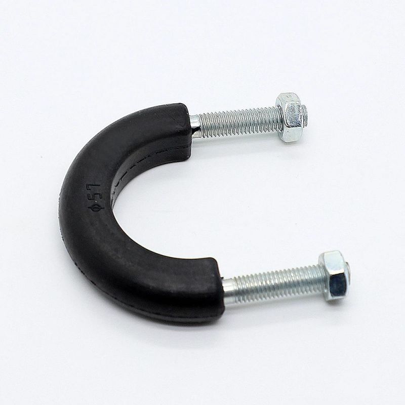 Cushioned Low Friction Rubber Anti-Chafe U-Bolts Silicone Rubber Sleeve