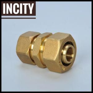 Plastic Pipe Equal Adapter Brass Fitting