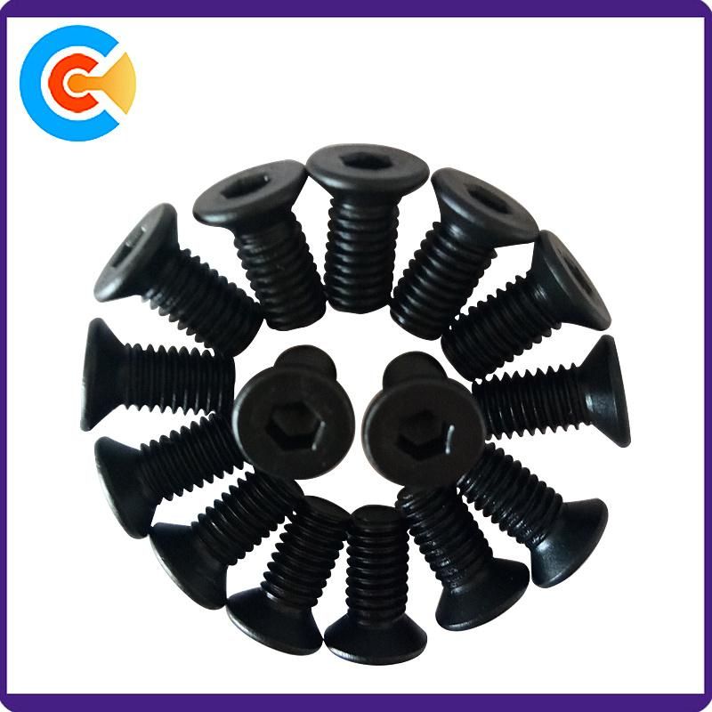 Carbon Steel Hex Socket Allen Square Flat Head Machine Screw