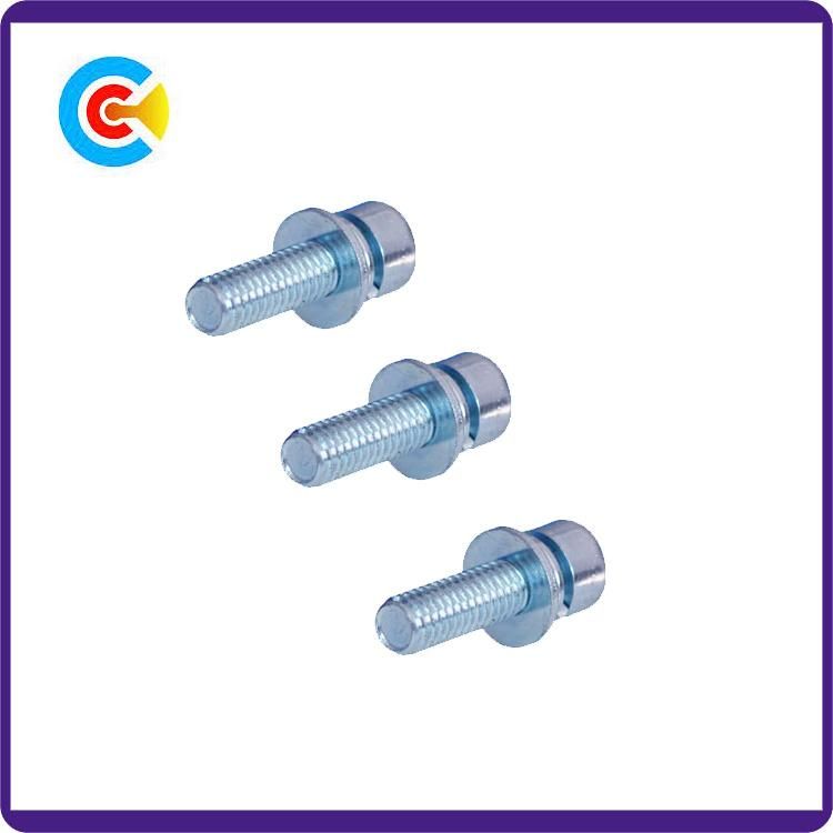 GB/DIN/JIS/ANSI Carbon Steel/Stainless Steel 4.8/8.8/10.9 Galvanized Hexagon Socket Screws