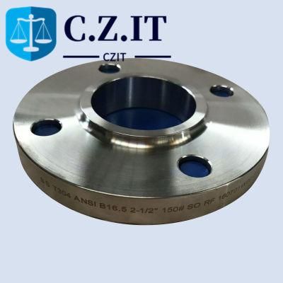 B2220 JIS 5K Sop Soh Stainless Steel Slip on Flange