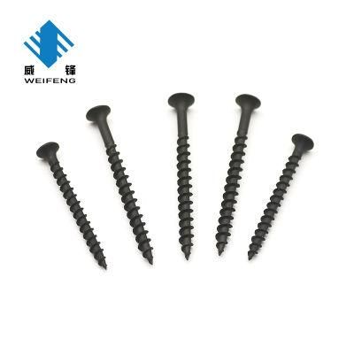 High Strength Tapping Screws Flat Head Black Countersunk Head Drywall Nails for Woodworking