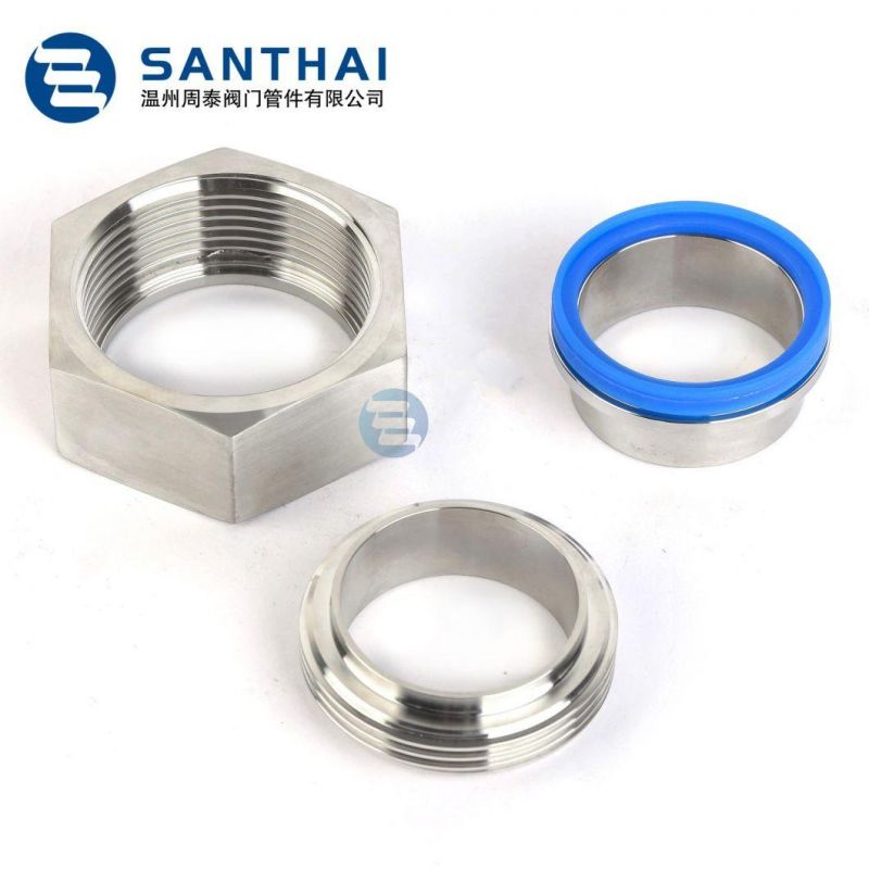 316 Sanitary Stainless Steel Rjt Hexagon Nut Union