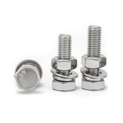 Brand M4 M6 M7 M8 M10 M19 M21 Motorcycle Grade 12.9 9.8 8 Hexagon Flange Bolts Stainless Steel DIN 6921 Hex Flange Head Bolt